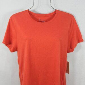 Joie Women's T-shirt XL Fall Pumkin Orange Crew Neck Tee Blouse Pullover Top NWT